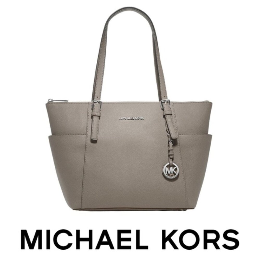 Micheal Kors Jet Set East West Tote Cinder Grey